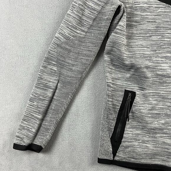Nike Hoodie Mens Large Tech Fleece Revival Full Zip Grey Heather Outdoor Hiking - Picture 5 of 9